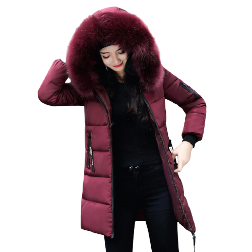 Jaqueta de Inverno Feminina Longa