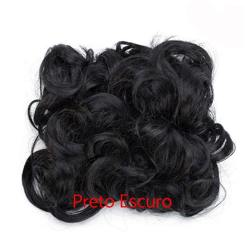 Aplique Coque Volumoso Cacheado Megahair para Casamentos e Eventos - TechnoLoja