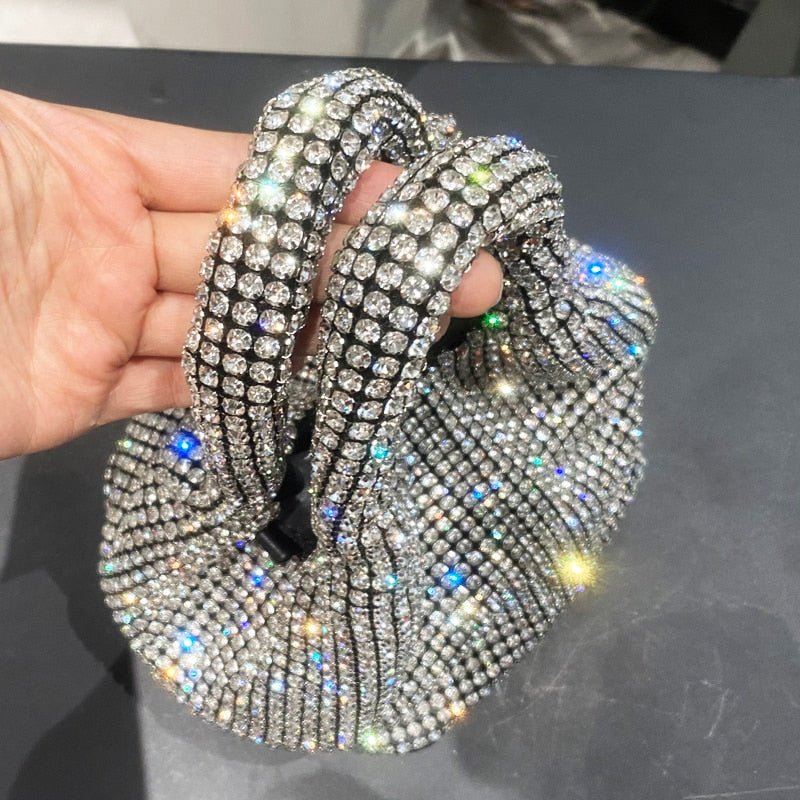 Bolsa Feminina Crystal Luxury Cravejada - Frete Grátis - TechnoLoja
