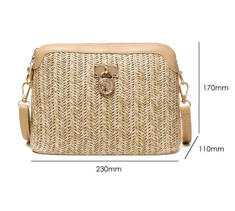Bolsa Transversal de Palha March - Frete Grátis - TechnoLoja