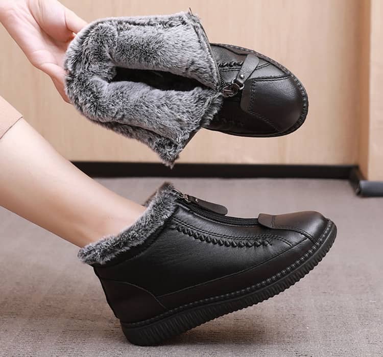 Bota Quentinha Linha Inverno Impermeável e Aveludada Cano Curto - TechnoLoja