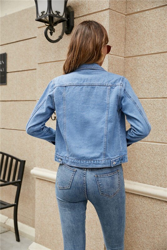 Jaqueta Feminina Jeans - Frete Grátis - TechnoLoja