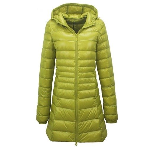 Jaqueta Feminina Puffer Long - TechnoLoja