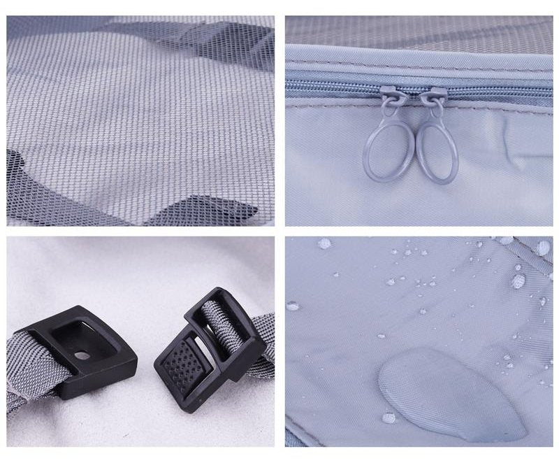 Kit 8 Peças Necessaire Organizadora Mala Viagem - TechnoLoja