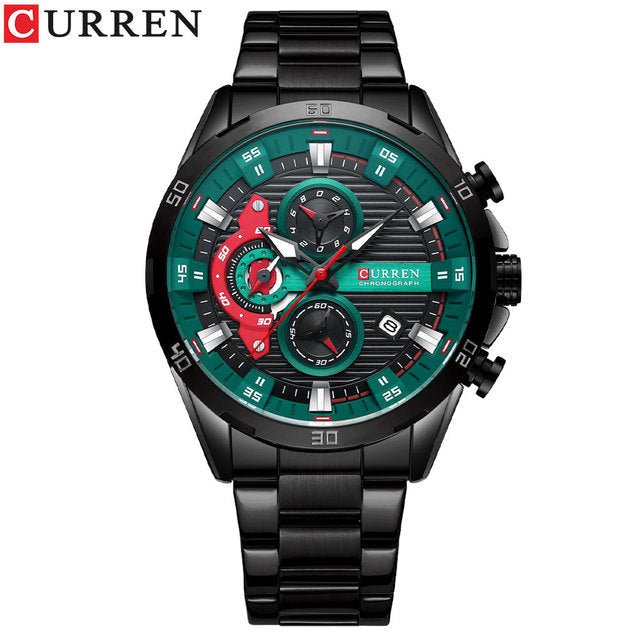 RELÓGIO CURREN SPORTS VEGAS - 45% OFF - GARANTIA DE 1 ANO - PRODUTO ORIGINAL. - TechnoLoja