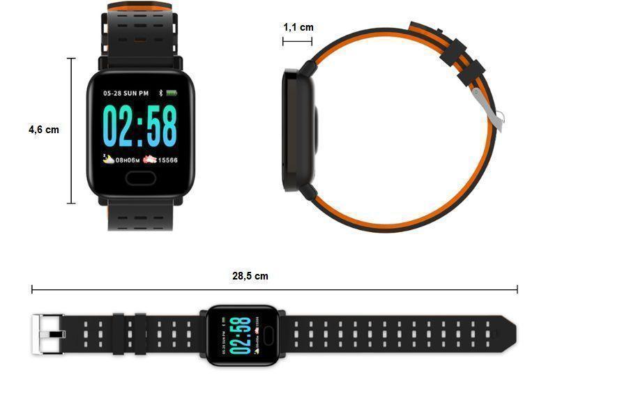 Relógio Eletrônico Smartwatch A6 IWO 11 Pro Com GPS - TechnoLoja