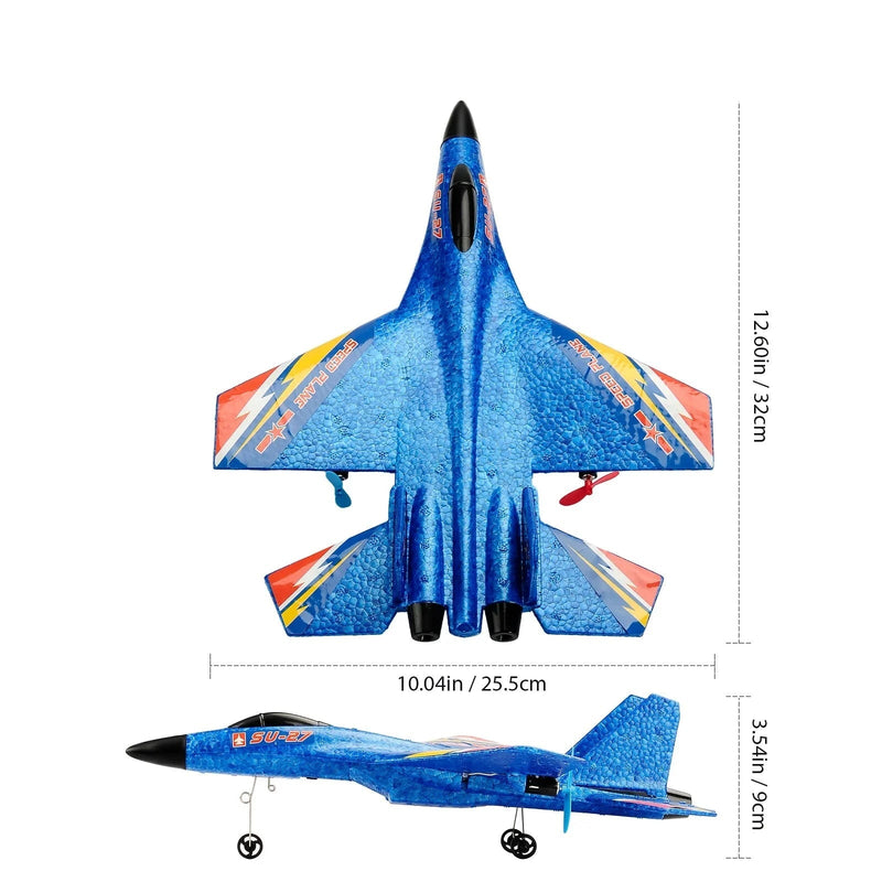 Avião de Controle Remoto Modelo SU - 27 - TechnoLoja