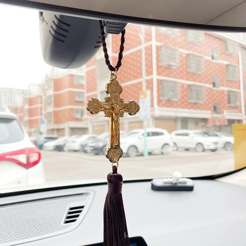 Crucifixo Decoração Religiosa para Carro - TechnoLoja