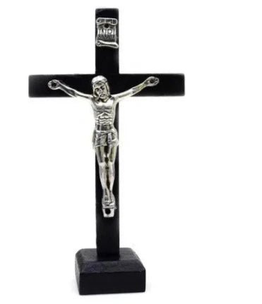 Crucifixo Religioso De Madeira Sólida Decoração De Casa E Escritório - TechnoLoja