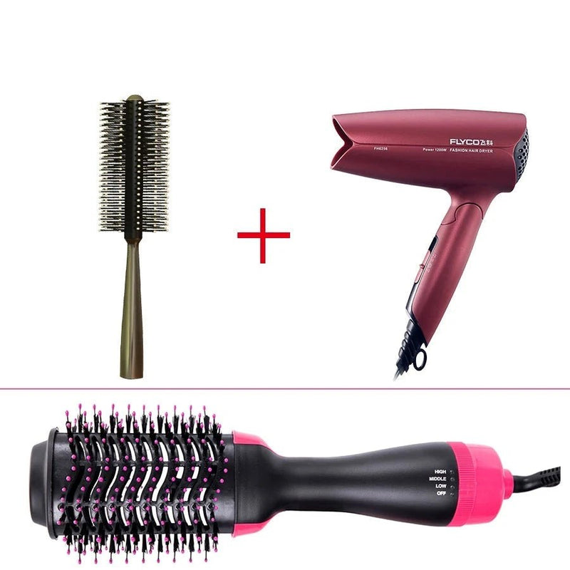 Escova Secador 3 Em 1 - One-Step Hair - TechnoLoja