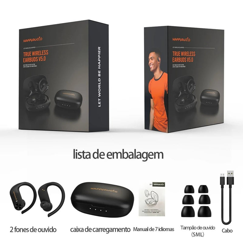 Fone Bluetooth a Prova D´água Deep Earbuds - TechnoLoja