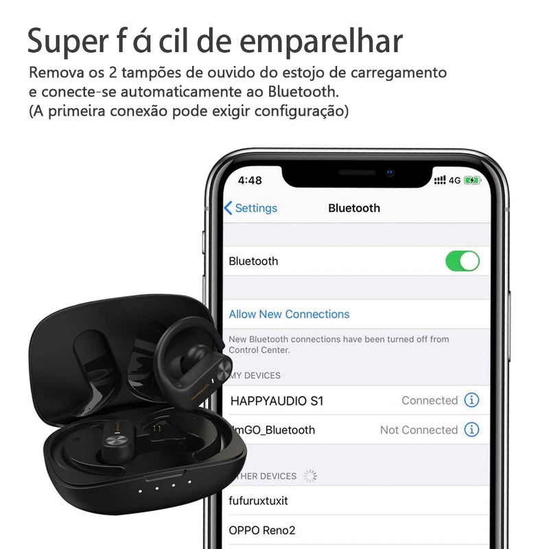 Fone Bluetooth a Prova D´água Deep Earbuds - TechnoLoja