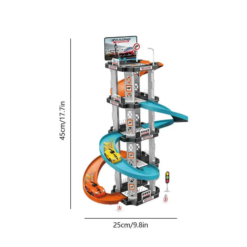 Garagem Track Toy para Meninos - TechnoLoja