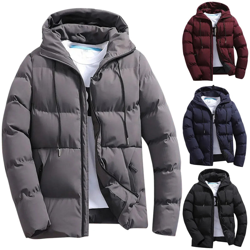 Jaqueta Masculina de Capuz - Puffer - TechnoLoja