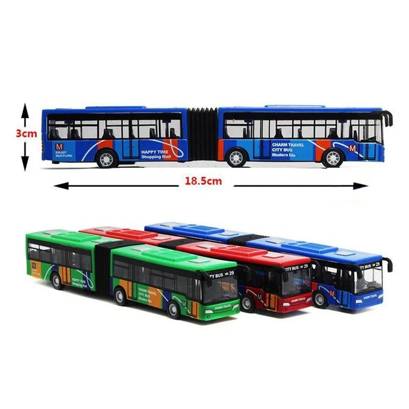 Ônibus Duplo Diecast Para Criança - TechnoLoja