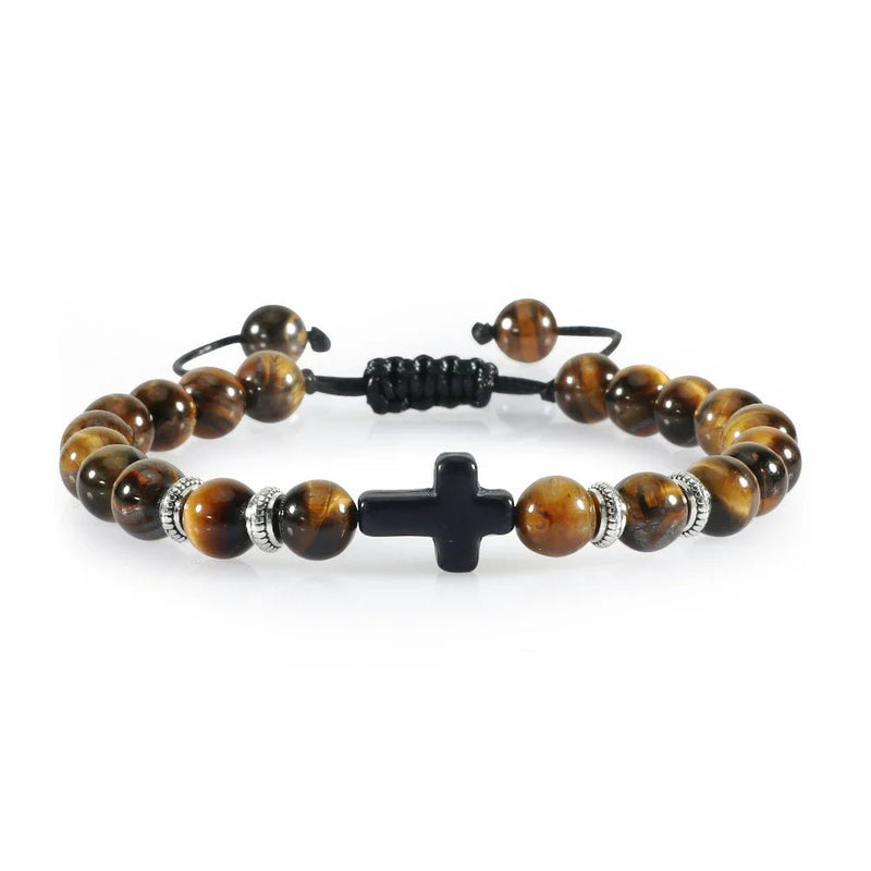 Pulseiras Religiosa de Pedras Natural Unissex - TechnoLoja