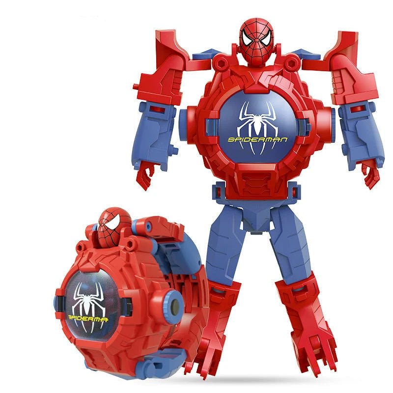 Relogio Disney Spiderman Deformação Robô - TechnoLoja