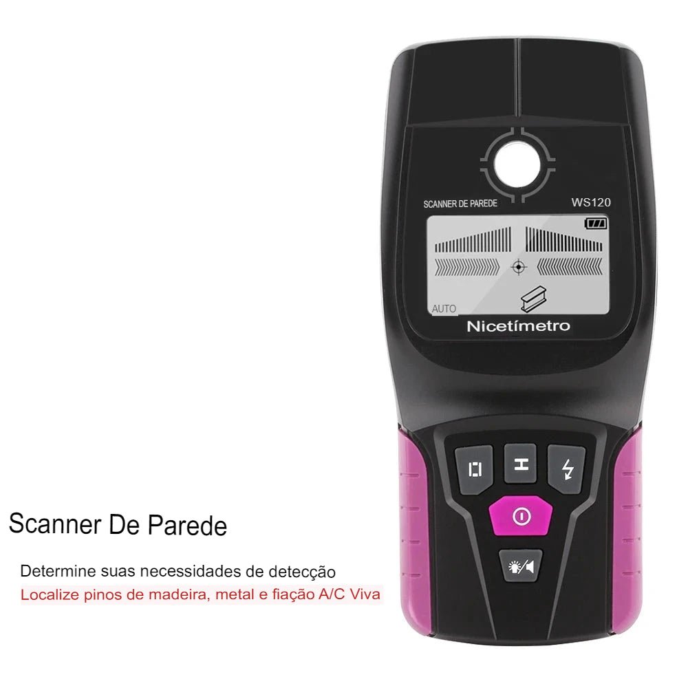 Scanner de Parede Detector de Tubo - Finder - TechnoLoja