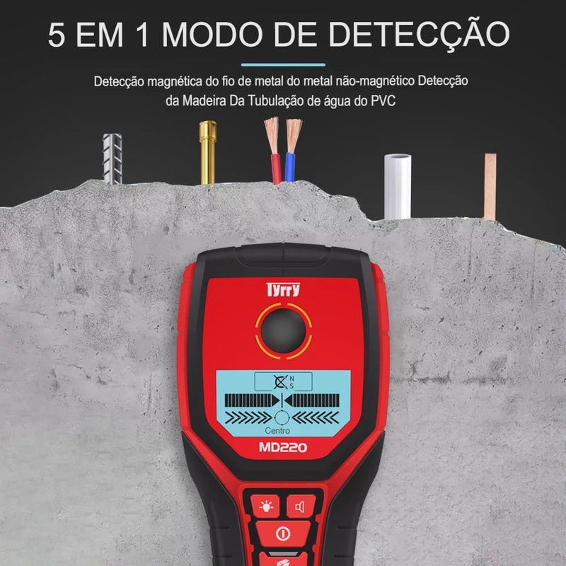 Scanner de Parede Detector de Tubo - Stud Finder - TechnoLoja