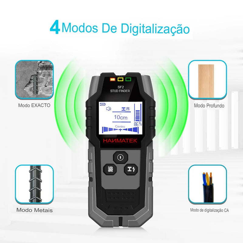 Scanner de Parede Detector de Tubo - Wall - TechnoLoja