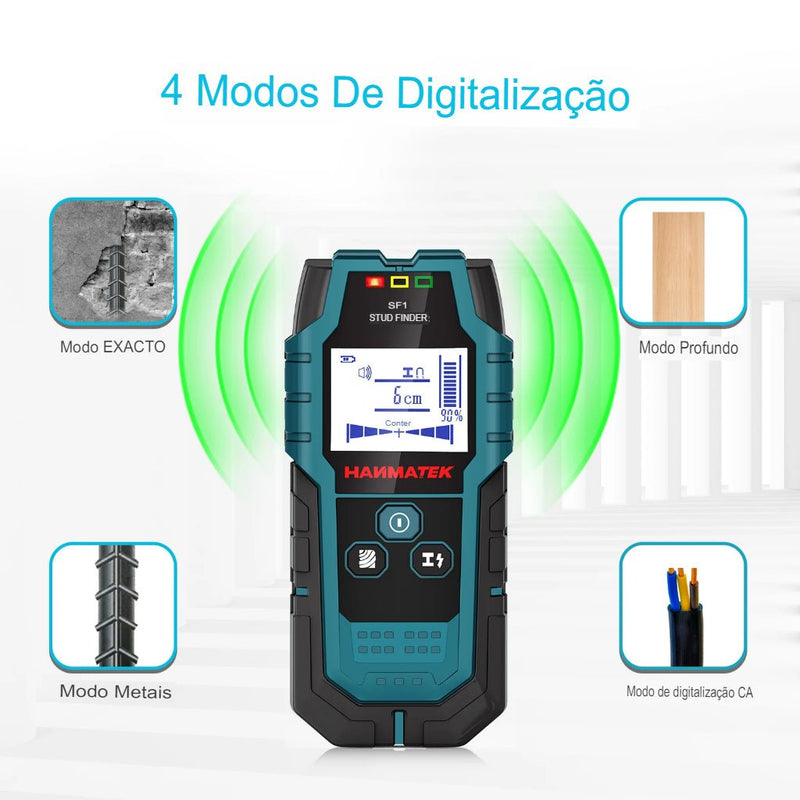 Scanner de Parede Detector de Tubo - Wood Studs - TechnoLoja