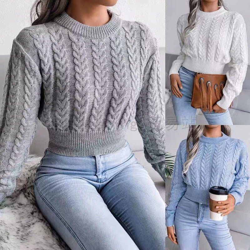 Suéter Feminino Básico Casual - TechnoLoja