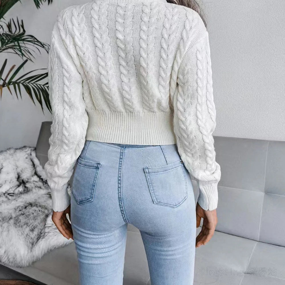 Suéter Feminino Básico Casual - TechnoLoja