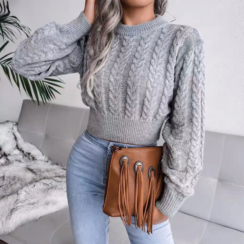 Suéter Feminino Básico Casual - TechnoLoja