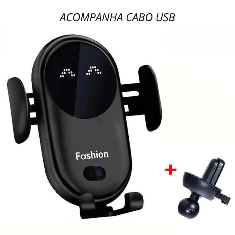 Suporte e Carregador De Celular Para Carro 2 Em 1 - TechnoLoja