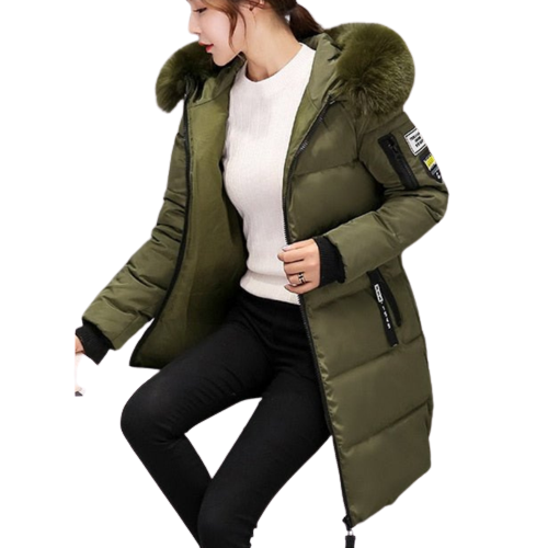Jaqueta de Inverno Feminina Longa