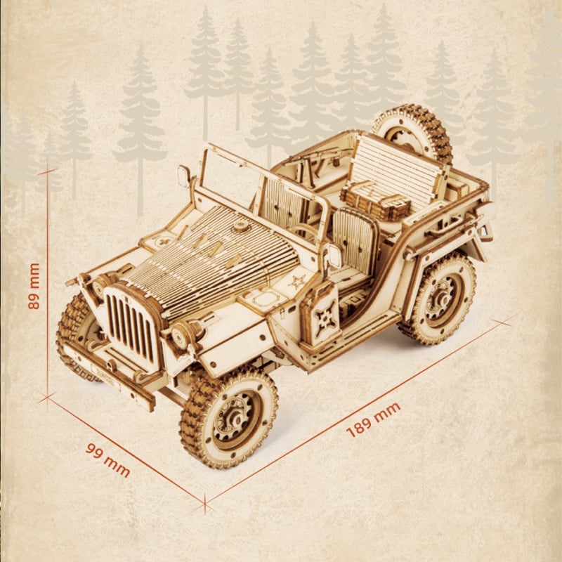 Automóveis de Madeira Montáveis - WoodCar™ - TechnoLoja