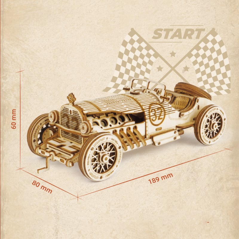 Automóveis de Madeira Montáveis - WoodCar™ - TechnoLoja