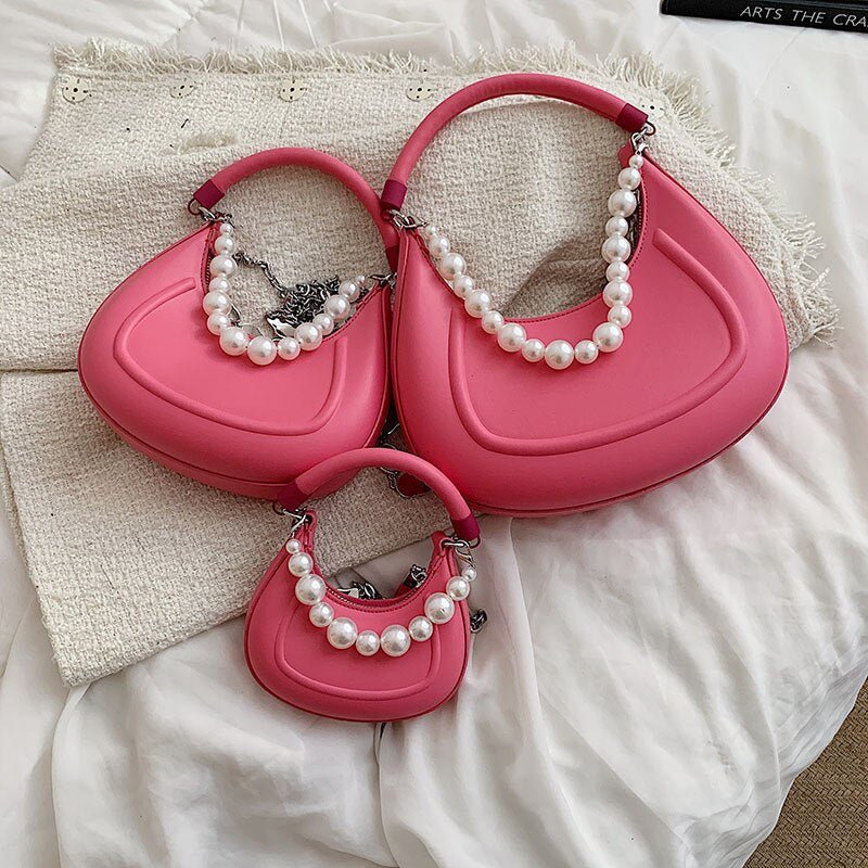 Bolsa Feminina Corrente com Pérolas - Frete Grátis - TechnoLoja