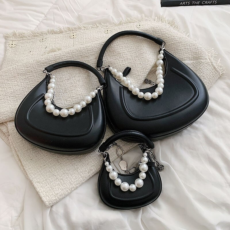 Bolsa Feminina Corrente com Pérolas - Frete Grátis - TechnoLoja