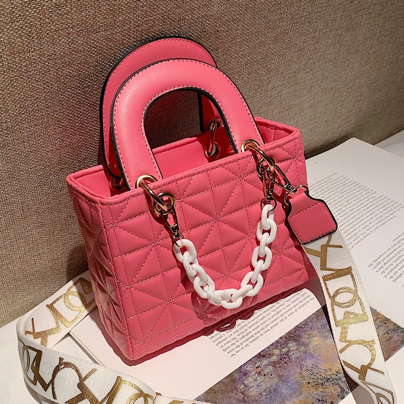 Bolsa Feminina Crossbody com Corrente - Frete Grátis - TechnoLoja