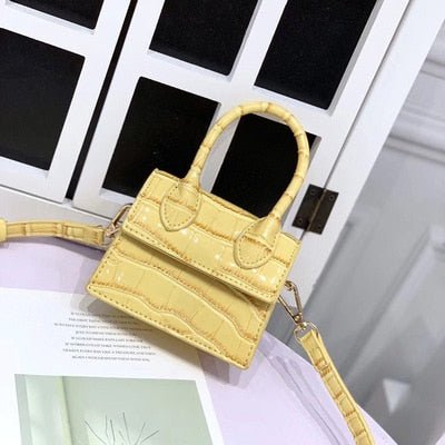 Bolsa Feminina Mini Small Croco - Frete Grátis - TechnoLoja