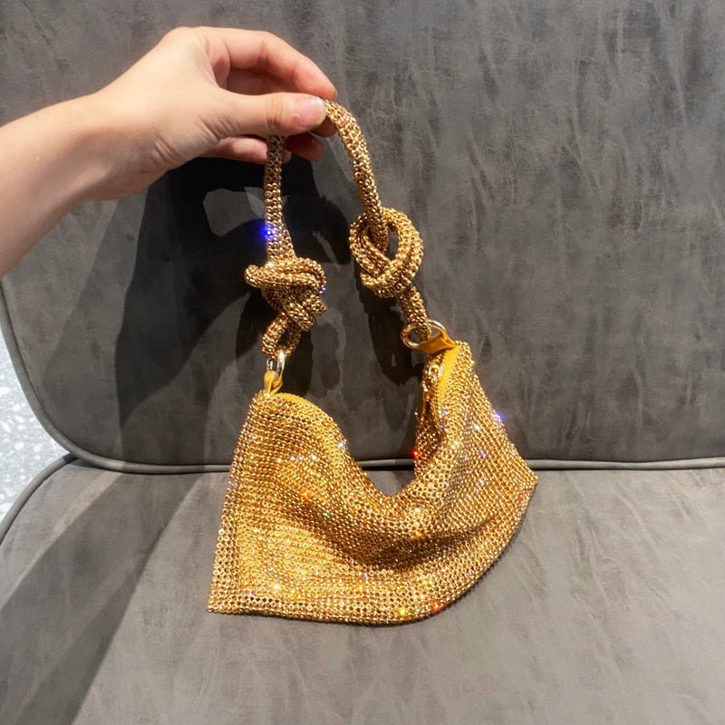Bolsa Feminina Saquinho Shoulder Bag Crystal - Frete Grátis - TechnoLoja