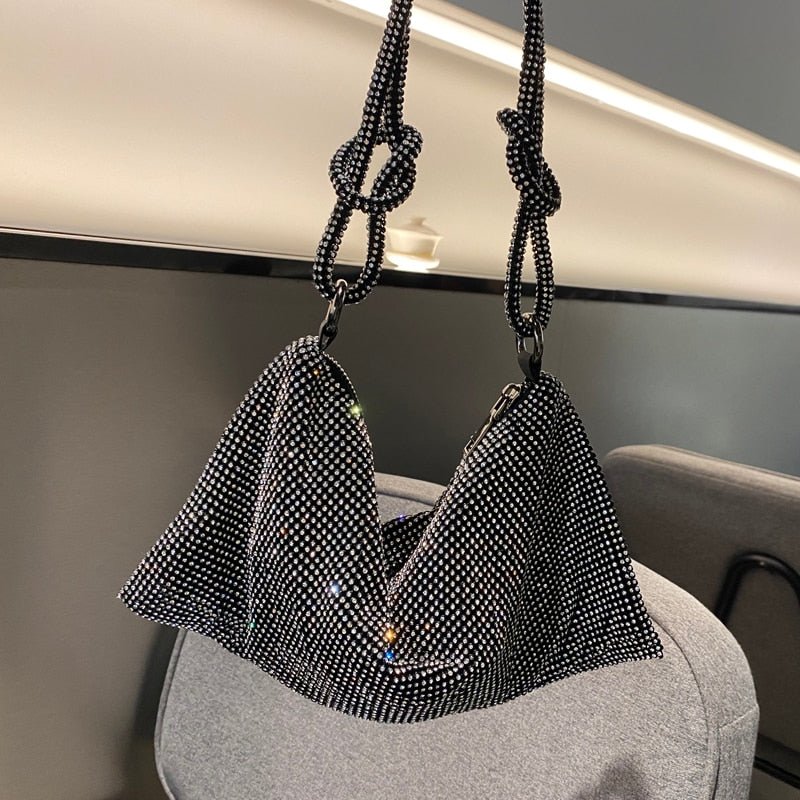 Bolsa Feminina Saquinho Shoulder Bag Crystal - Frete Grátis - TechnoLoja