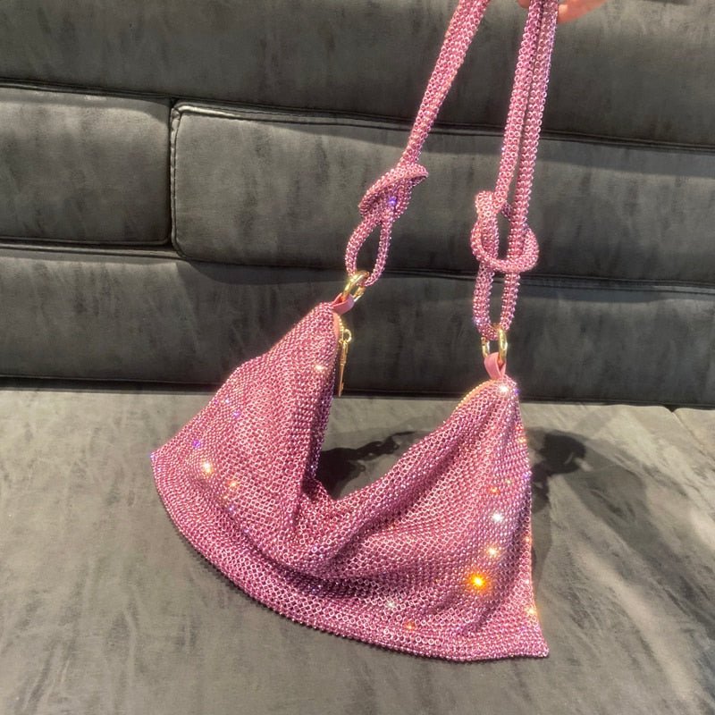 Bolsa Feminina Saquinho Shoulder Bag Crystal - Frete Grátis - TechnoLoja