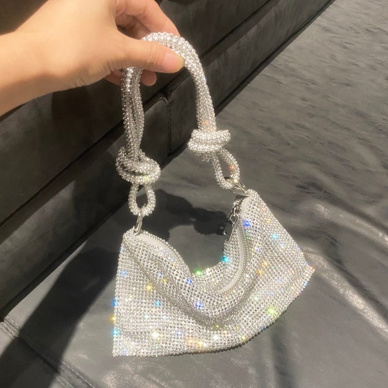 Bolsa Feminina Saquinho Shoulder Bag Crystal - Frete Grátis - TechnoLoja