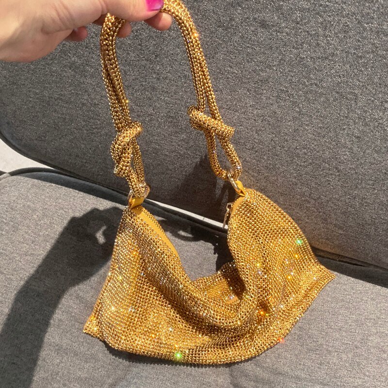 Bolsa Feminina Saquinho Shoulder Bag Crystal - Frete Grátis - TechnoLoja