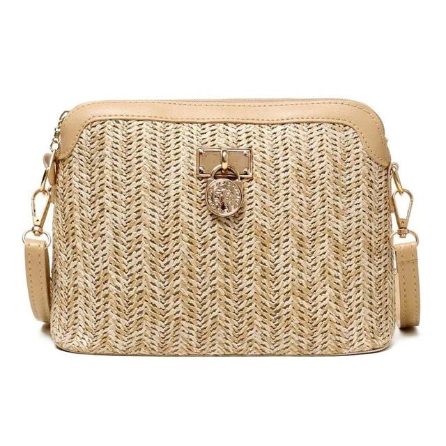 Bolsa Transversal de Palha March - Frete Grátis - TechnoLoja