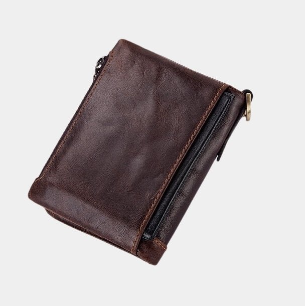 Carteira JEEP de Couro Antifurto com Zíper - Frete Grátis - TechnoLoja