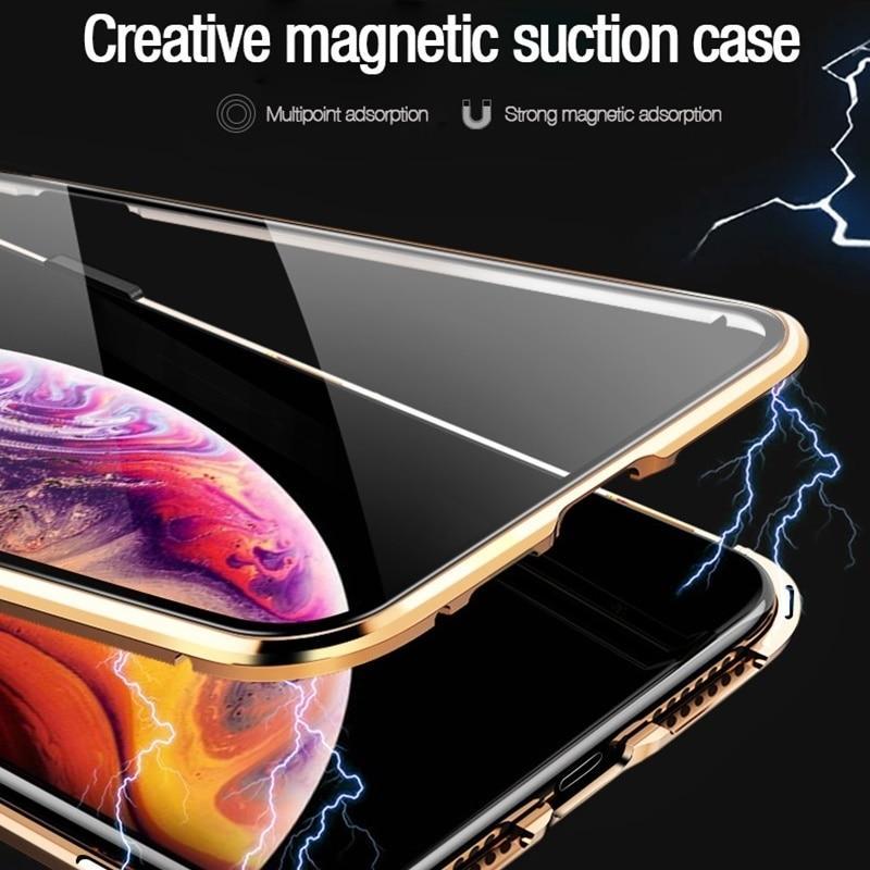Case 360 Magnética Vidro Temperado - Iphone - TechnoLoja