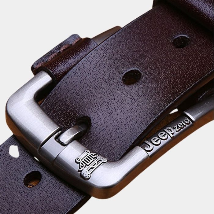 Cinto JEEP de Couro com Gravação - Frete Grátis - TechnoLoja
