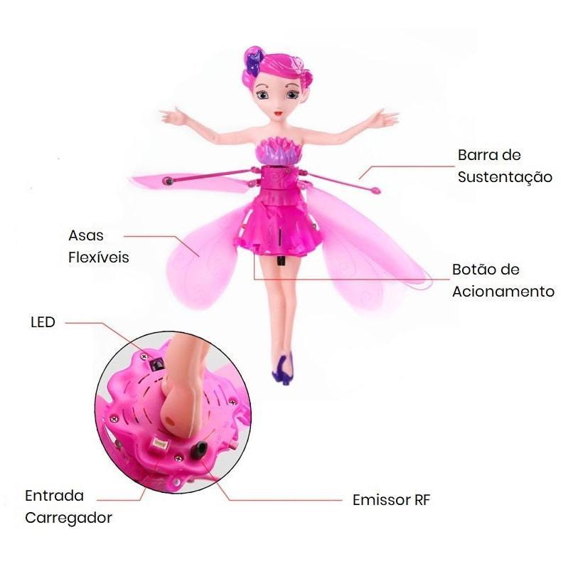 [COMPRE 1 E LEVE 2] DreamFairy® - Fadinha que Voa - TechnoLoja