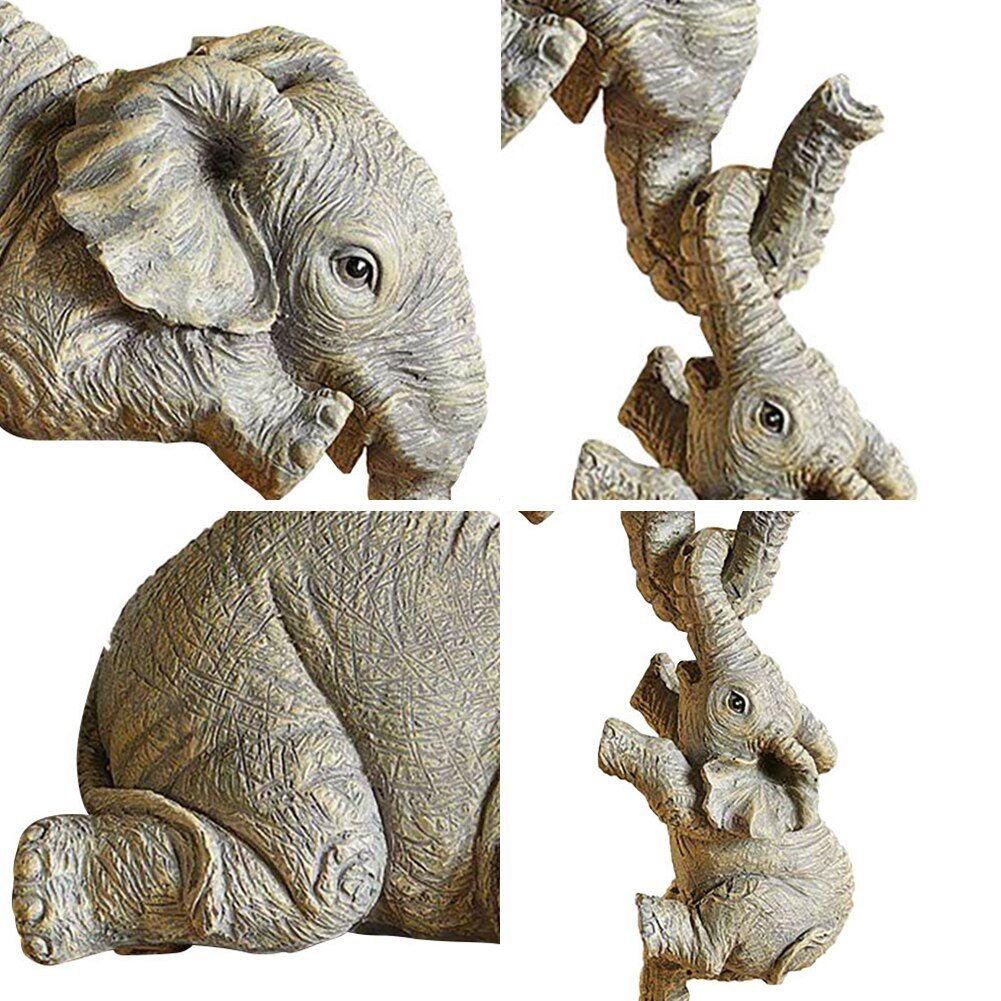Decoração Elefantes (pintado à mão) - Frete Grátis - TechnoLoja