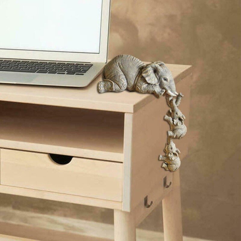 Decoração Elefantes (pintado à mão) - Frete Grátis - TechnoLoja