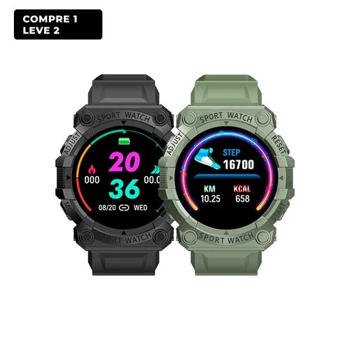 G-SportsMax - Smartwatch Resistente à Água | Compre 01 Leve 02 - TechnoLoja