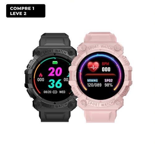 G-SportsMax - Smartwatch Resistente à Água | Compre 01 Leve 02 - TechnoLoja